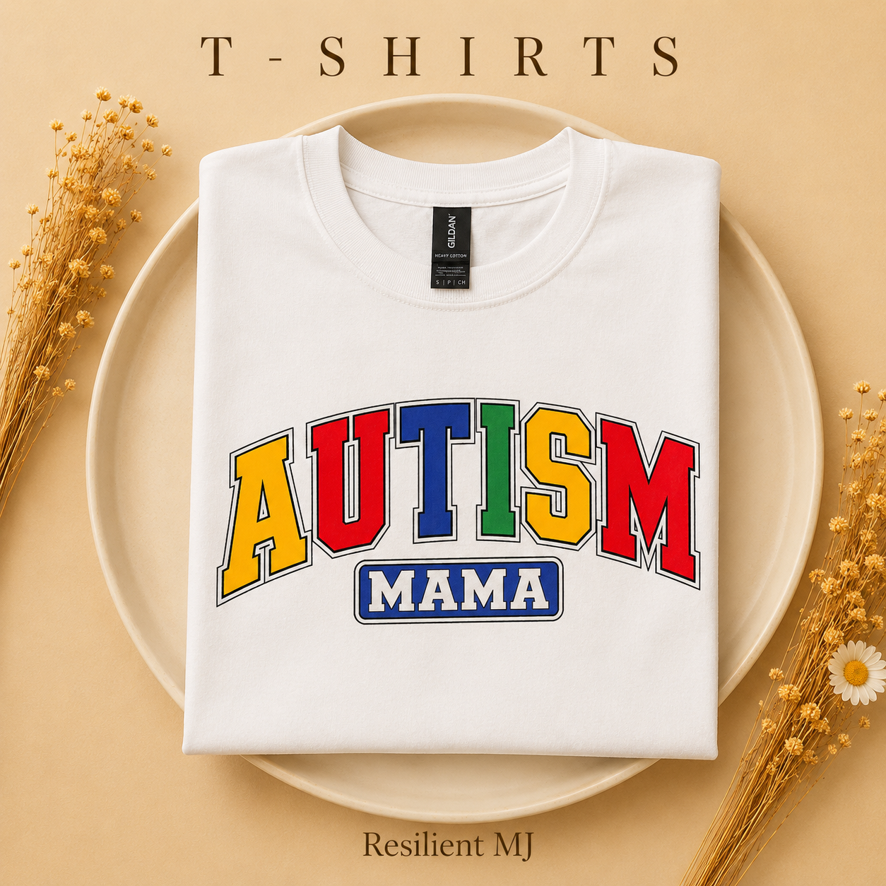 Autism Mama T-Shirt | Colorful Autism Awareness Shirt | Autism Mom Graphic Tee | Special Needs Parent Shirt